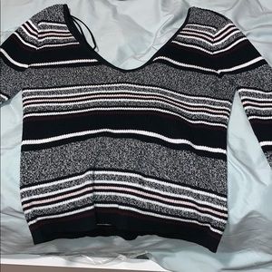 Pacsun off the shoulder cropped sweater